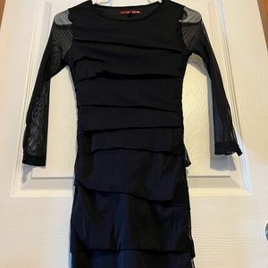 Greengate black bodycon bandage dress size medium